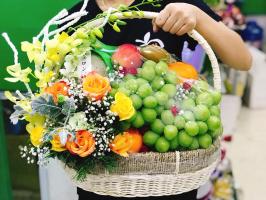 Địa chỉ mua giỏ hoa quả Tết tại Hà Nội đẹp và chất lượng nhất