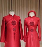 Địa chỉ cho thuê áo dài cặp Dâu Rể tại Hà Nội: đẹp, giá hợp lý nhất