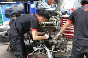 Garage phục hồi xe xe ô tô tai nạn, va chạm tốt nhất tại Hà Nội