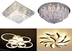 Showroom bán đèn ốp trần phòng khách giá rẻ tại Hà Nội
