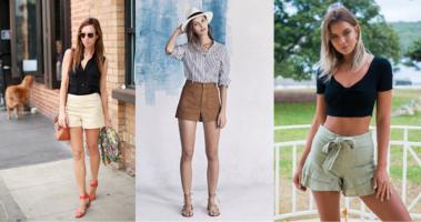 Cách mix đồ với quần shorts cạp cao đẹp nhất