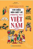 Cuốn sách về phong tục tập quán của người Việt