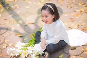 Shop bán áo dài trẻ em đẹp nhất Hà Nội