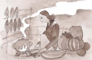 Bài văn, đoạn văn phân tích tác phẩm Chái bếp (Ngữ văn 8) hay nhất