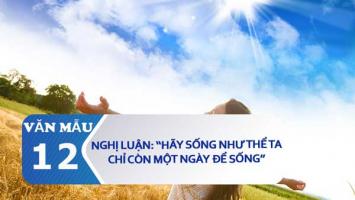 Bài văn nghị luận 