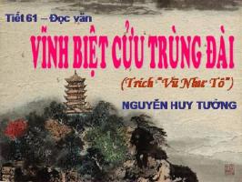 Bài văn phân tích đoạn trích 