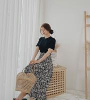 Cách phối đồ với chân váy hoa nhí đẹp nhất