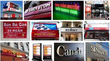 Cơ sở thi công biển quảng cáo uy tín tại TP. HCM