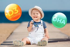 DHA và vitamin D3 hàng đầu cho trẻ sơ sinh và trẻ nhỏ