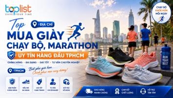 Địa chỉ mua giày chạy bộ, marathon ở TPHCM uy tín, chất lượng nhất