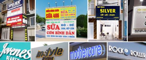 Dịch vụ thiết kế biển quảng cáo uy tín ở TP. HCM