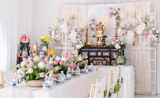 Dịch vụ trang trí gia tiên ngày cưới đẹp nhất Thanh Hóa