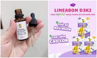 Điểm khác biệt giữa D3K2 Đức và LineaBon D3K2 các mẹ cần lưu ý khi chọn mua
