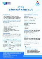 điều cần biết về bài thi đánh giá năng lực 2020