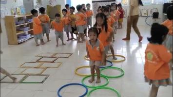 Giáo án bật liên tục vào vòng cho trẻ mầm non hay nhất