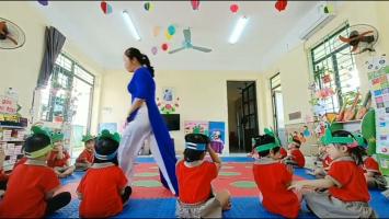 Giáo án dạy trẻ xác định phía trên - phía dưới, Phía trước - phía sau của bản thân hay nhất