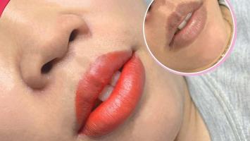 Hậu quả để lại khi xăm, phun môi