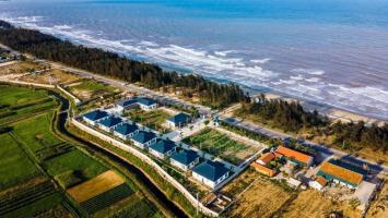 Khu nghỉ dưỡng đẹp bên bờ biển tại Quỳnh Lưu, Nghệ An