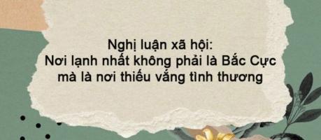 Bài văn nghị luận về 