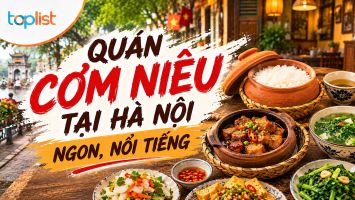 Quán cơm niêu tại Hà Nội ngon, nổi tiếng