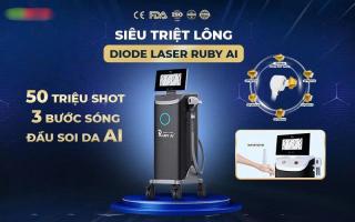 Review Máy triệt lông Laser Diode Ruby AI: Giải pháp triệt lông chuẩn y khoa cho Spa & thẩm mỹ viện