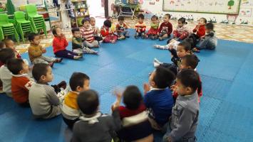 Trò chơi phân biệt trên - dưới, phải - trái, trước - sau cho trẻ mầm non hay nhất