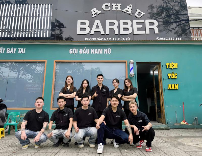 A Châu Barber shop