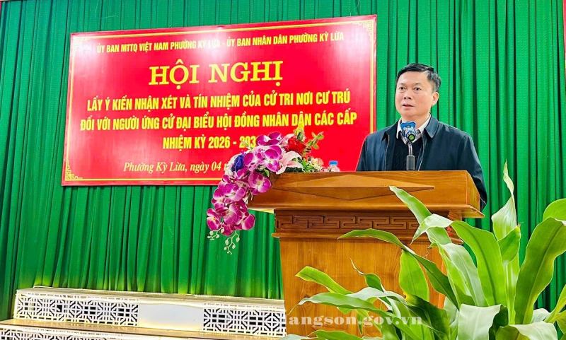 bài phát biểu của người ứng cử tại hội nghị lấy ý kiến cử tri nơi cư trú - mẫu 1