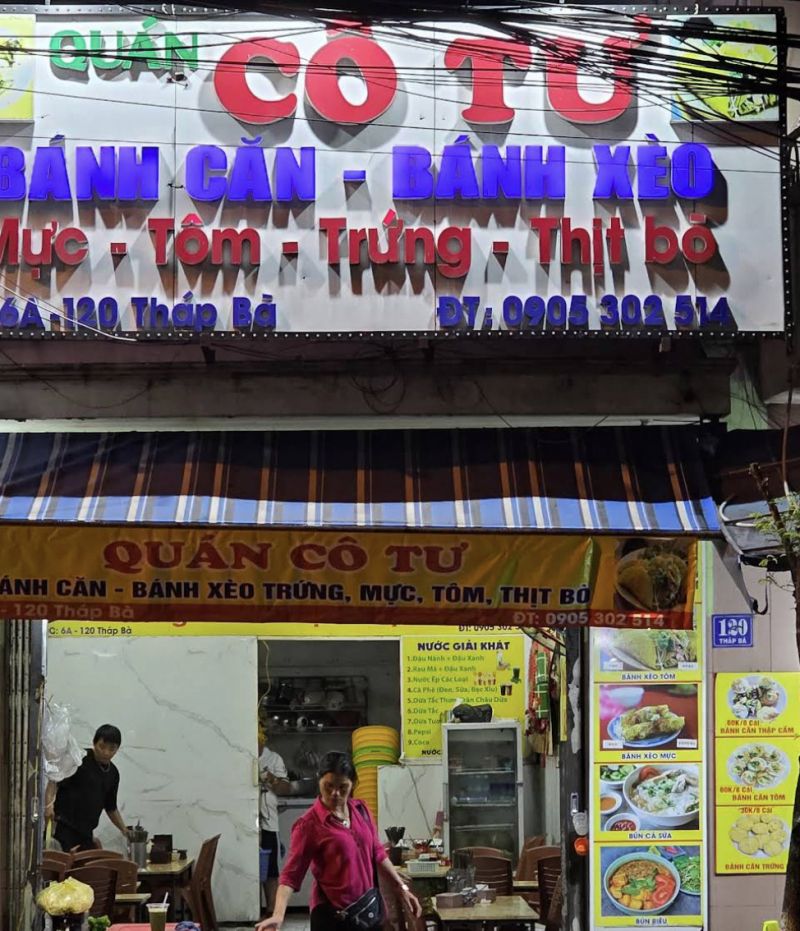 Bánh căn bánh xèo Cô Tư