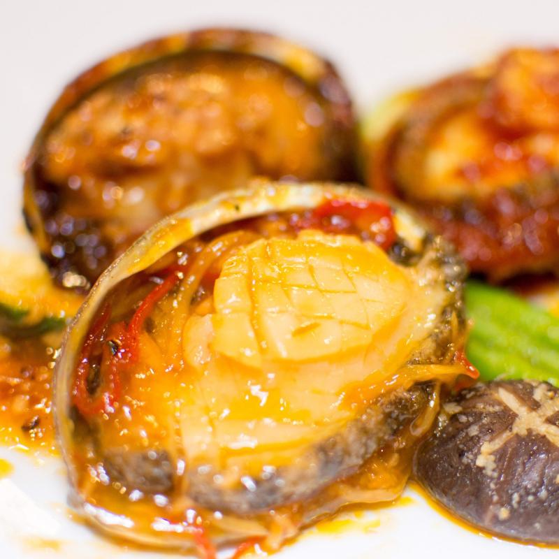 Bào ngư chiên tỏi ớt