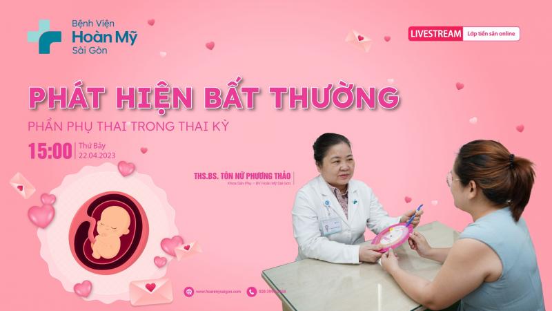 Lớp tiền sản online tháng 4 – Trực tiếp trên Fanpage Bệnh viện Hoàn Mỹ Sài Gòn