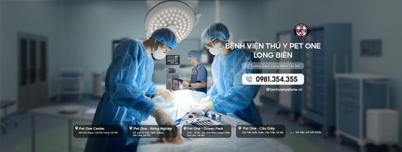 Bệnh Viện Thú Y Pet One Long Biên