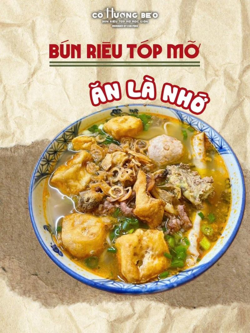 Bún Riêu Cô Hương Béo