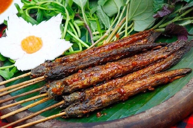 Cá kèo nướng muối ớt