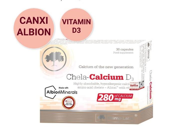 Canxi Chela Calcium D3