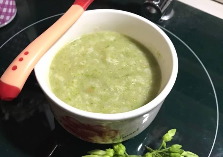 Cháo hoa thiên lý thịt bò