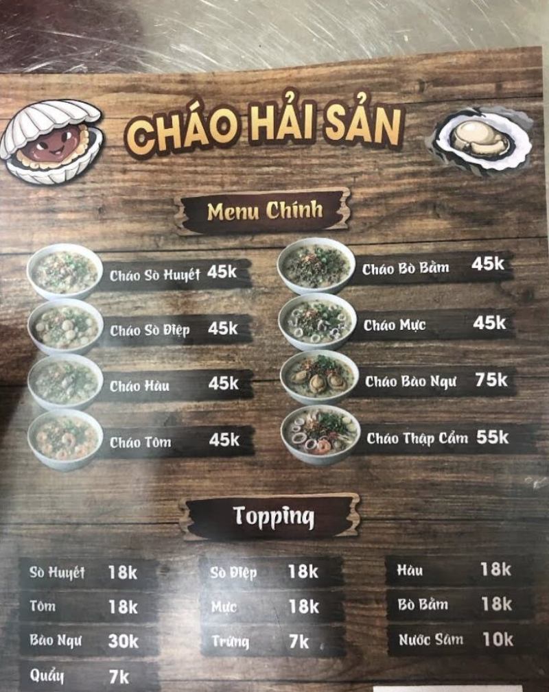 Cháo Sò Huyết Cô Bi