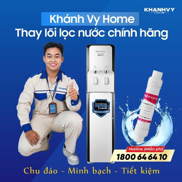 Dịch vụ thay lõi lọc nước của Khánh Vy Home