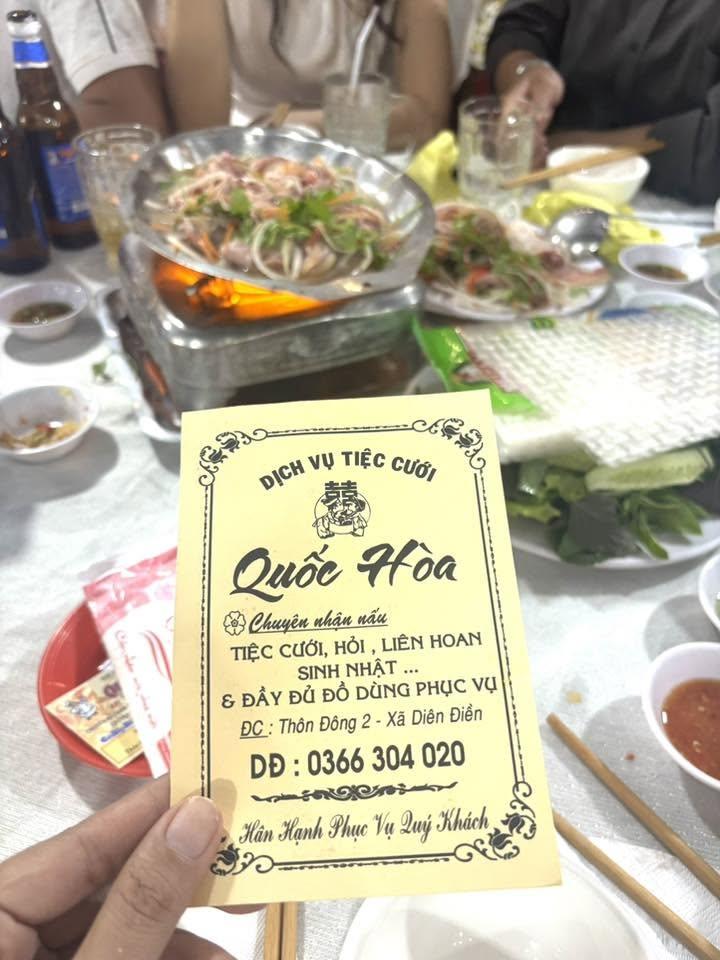 Dịch vụ tiệc cưới Quốc Hoà