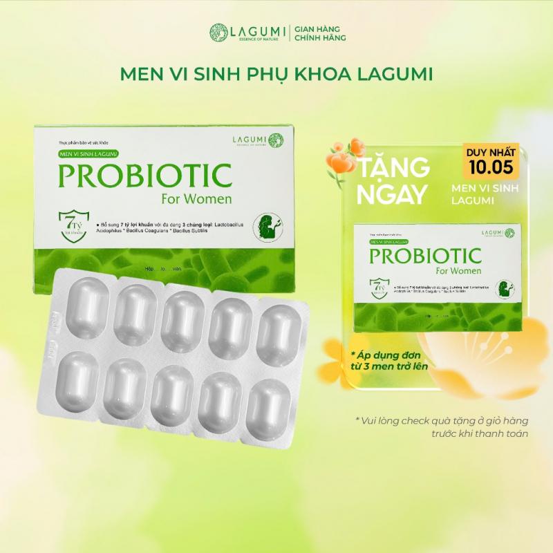 Men vi sinh phụ khoa LAGUMI Probiotic