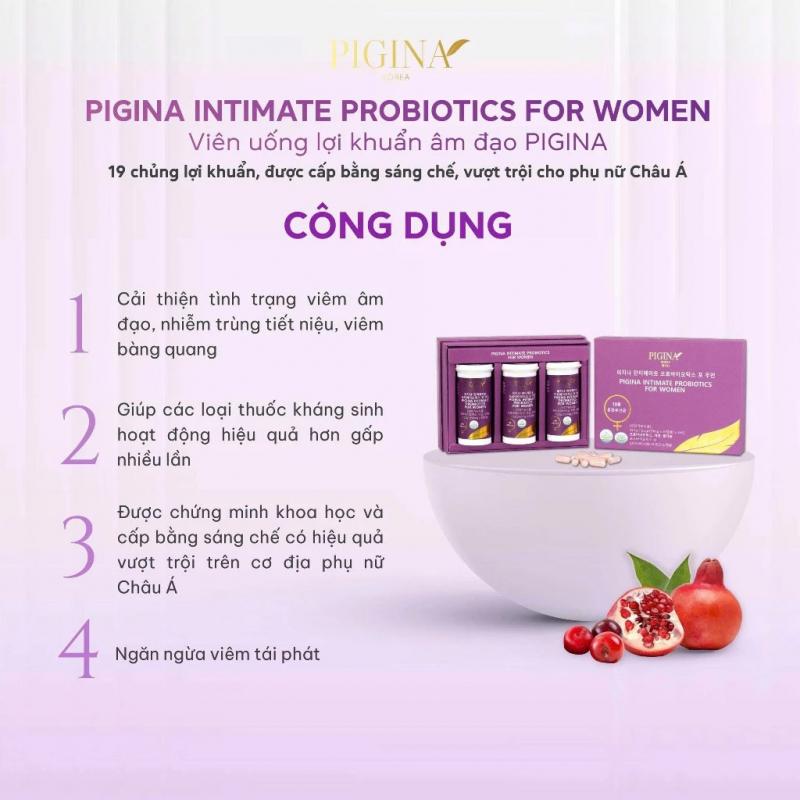 Men vi sinh phụ khoa Pigina
