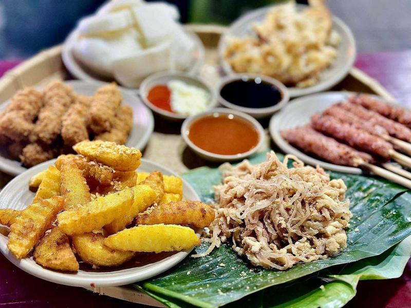 Nem chua nướng - Linh Chu quán